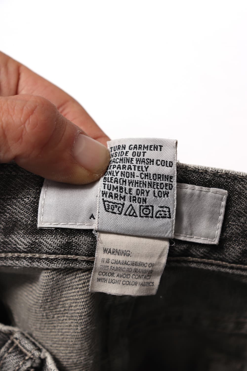 아르마니 익스체인지 90s버튼 플라이 스트레이트 레그 팬츠 size 32 상품이미지7