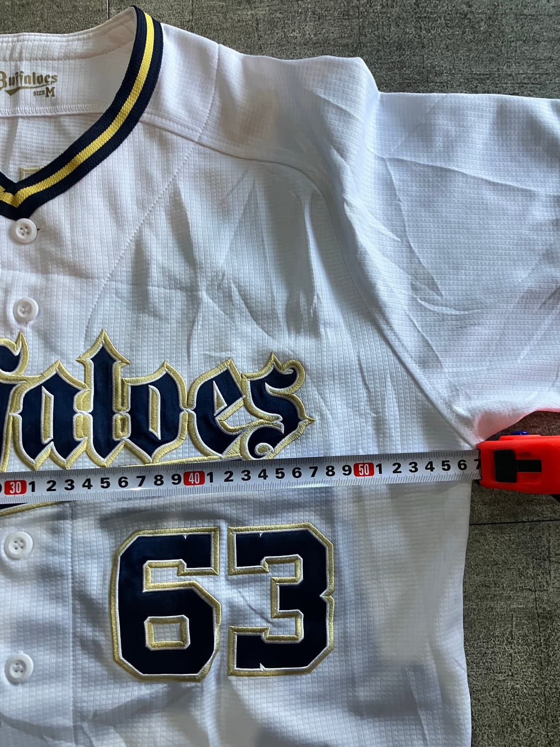 일본빈티지 Buiialoes 올드스쿨스트릿 유니폼야구 반팔티셔츠 상품이미지2