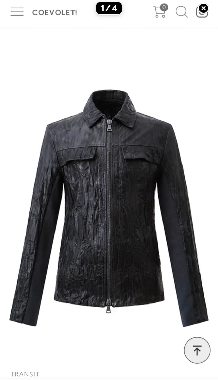 트랜짓 가죽자켓 95사이즈 상품이미지1
