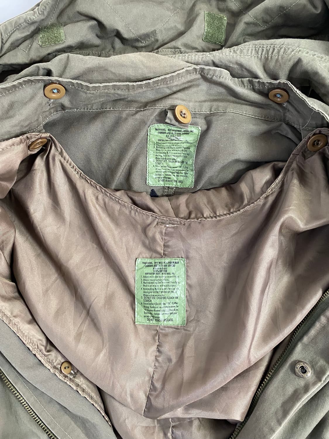 미군 우드랜드 US army M-65 피쉬테일 개파카 상품이미지6