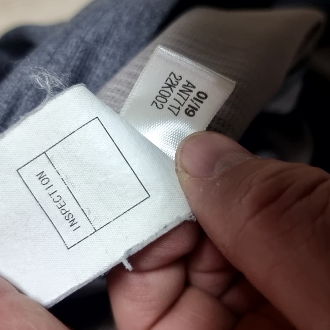 빈티지 아디다스 그레이 블랙 삼선 트랙탑(105) 상품이미지5