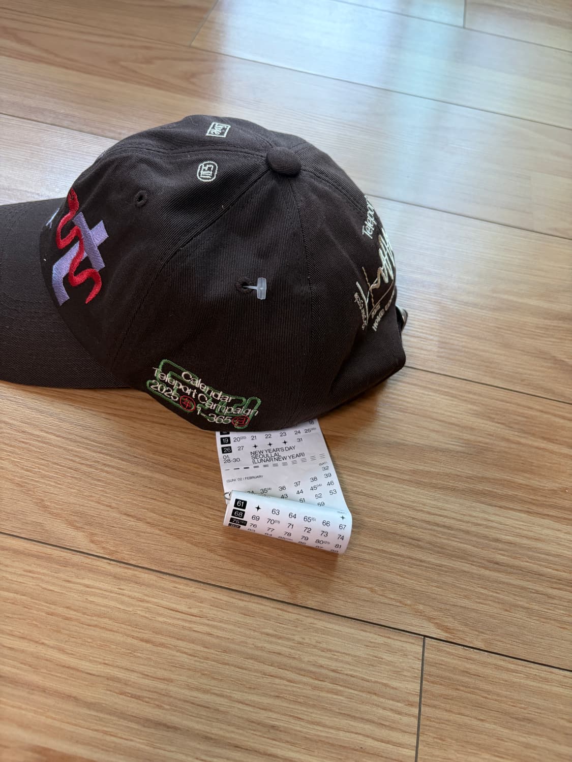 [Free] 텔레포트 도피 볼캡 2025 브라운 새상품 상품이미지2