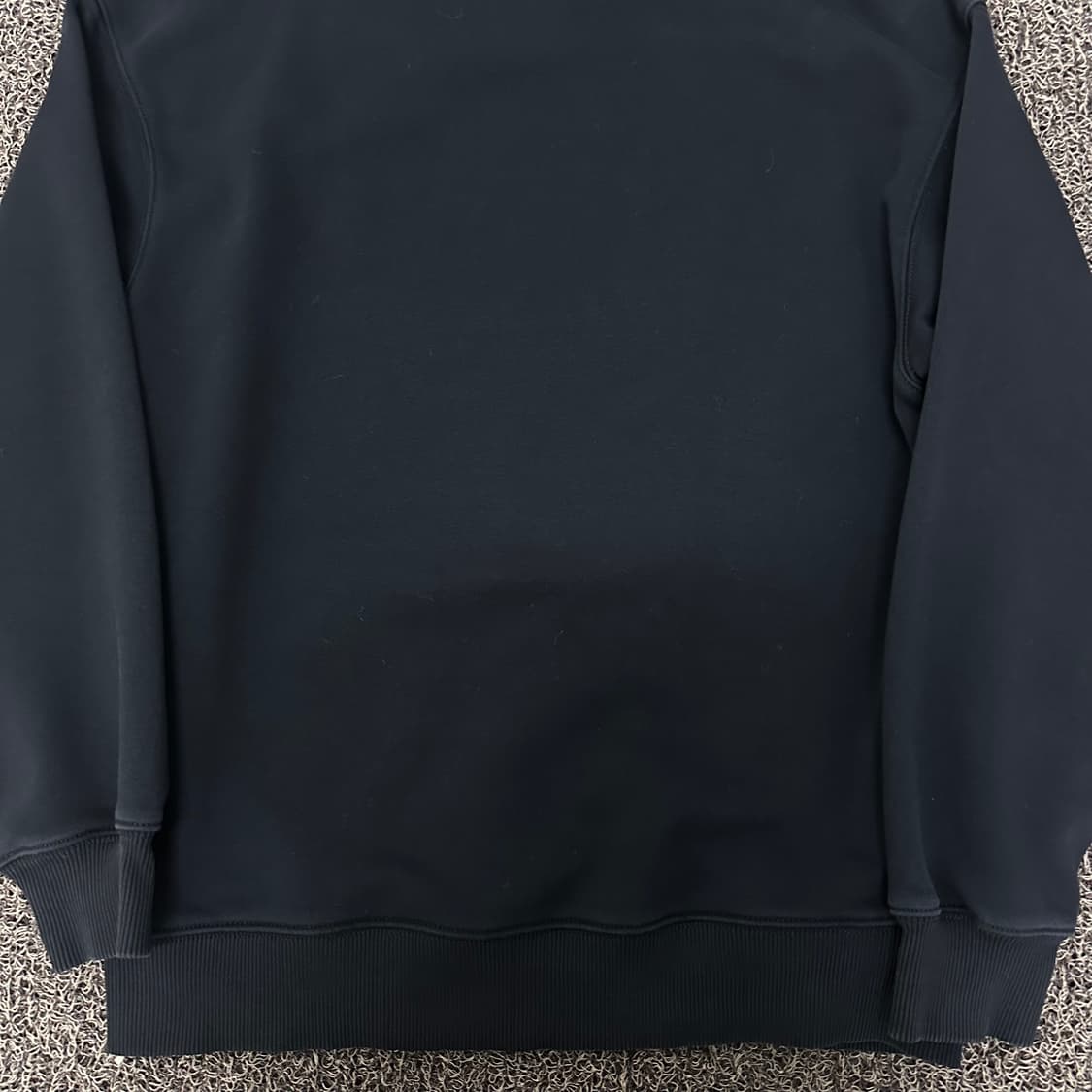 후아유 공용 곰돌이 자수 맨투맨 블랙 S 상품이미지6