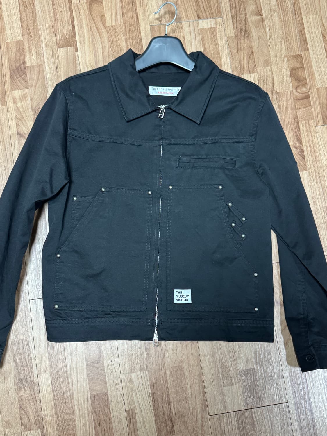 더뮤지엄비지터 카펜터 자켓 블랙 S 상품이미지1