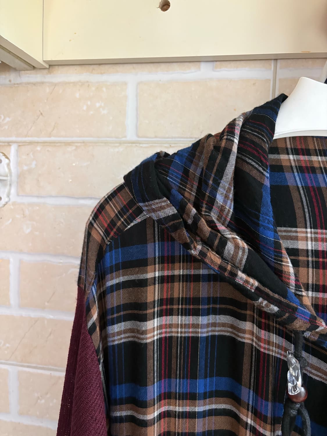 RSSC - 에스닉 니트 체크 후드 L사이즈 + 가방 상품이미지6