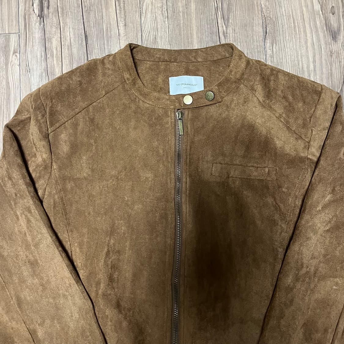 vintage suede blouson(dark brown) 상품이미지5