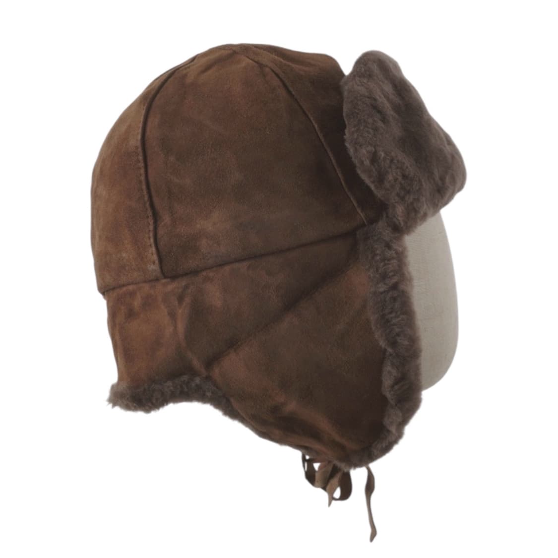 Vintage mouton Bomber hat 상품이미지3