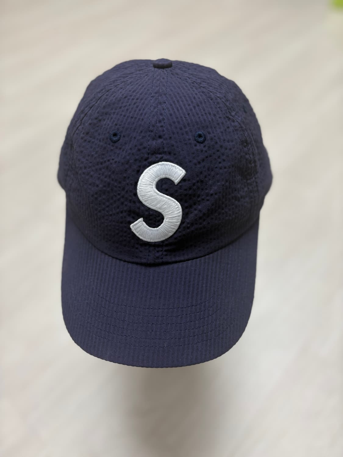 슈프림 시어서커 6 패널 볼캡 네이비 24SS 상품이미지2