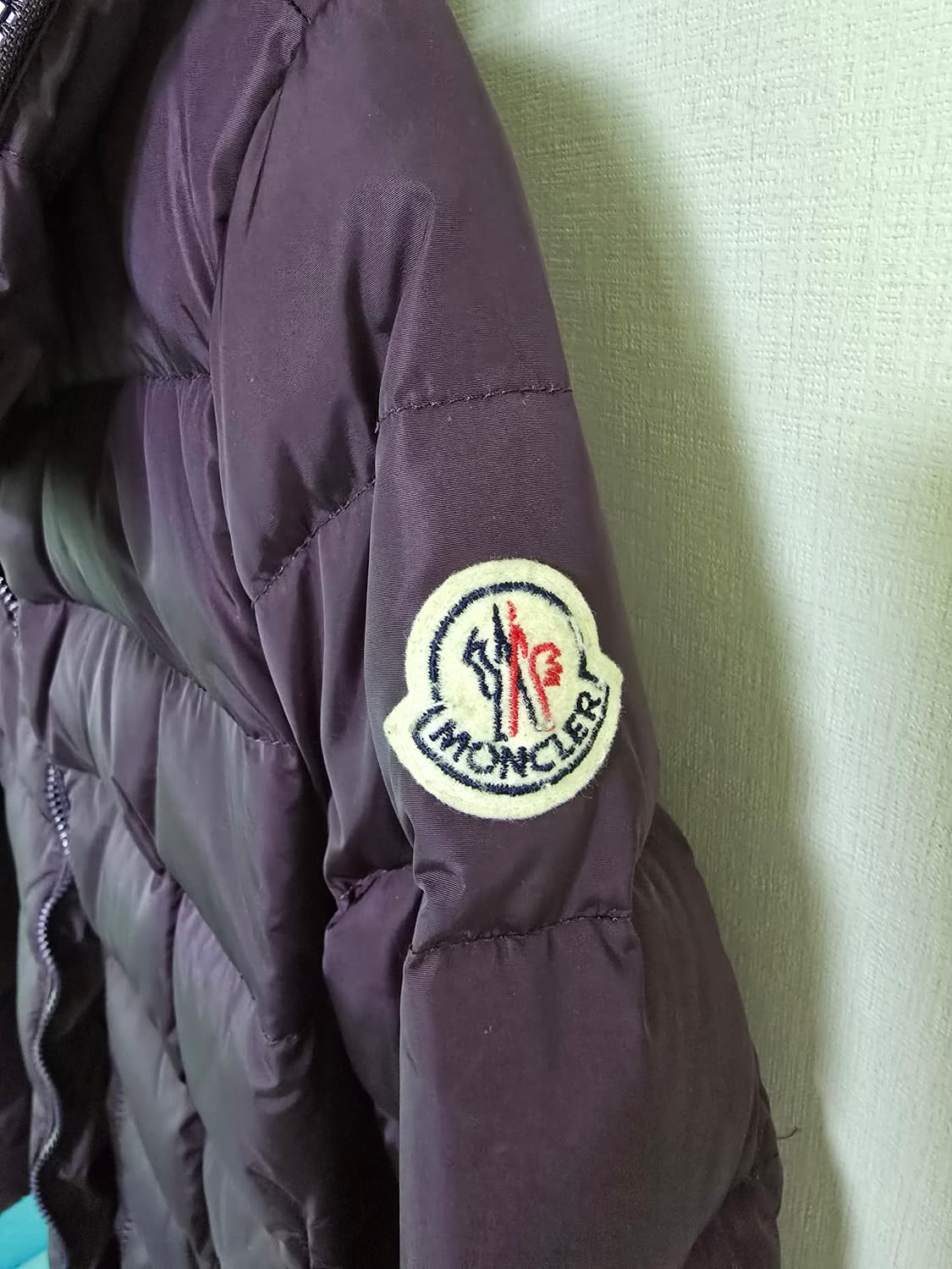 몽클레어 플라메뜨 버건디 롱패딩 1사이즈 상품이미지3