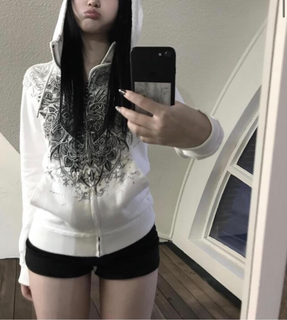 Kyoiii Vintage artwork hood 쿄이 빈티지 후드집업 상품이미지1