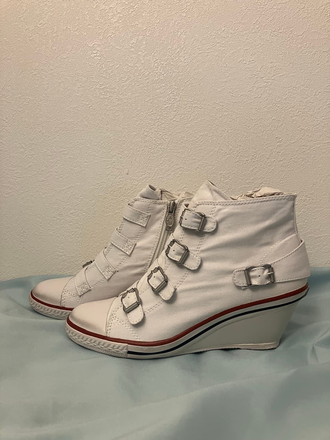 Ash 아쉬 버클 웨지힐 스니커즈 38사이즈 상품이미지1