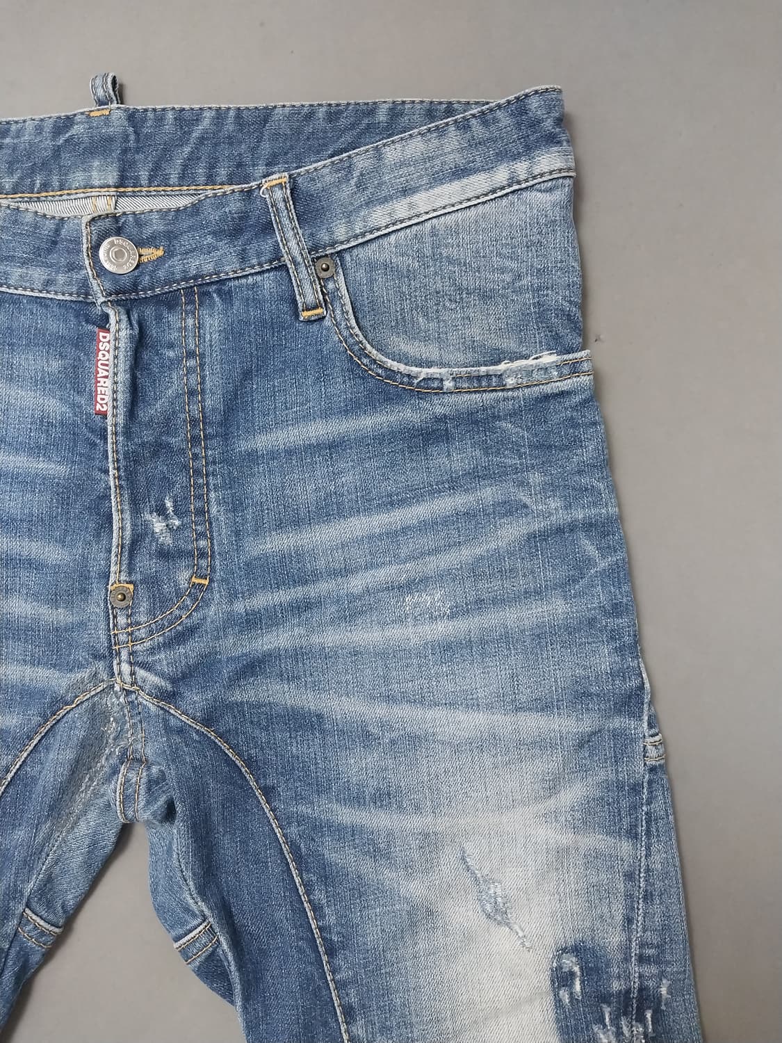 [32] 정품 디스퀘어드2 블루탭 타이디바이커진 청바지 상품이미지4