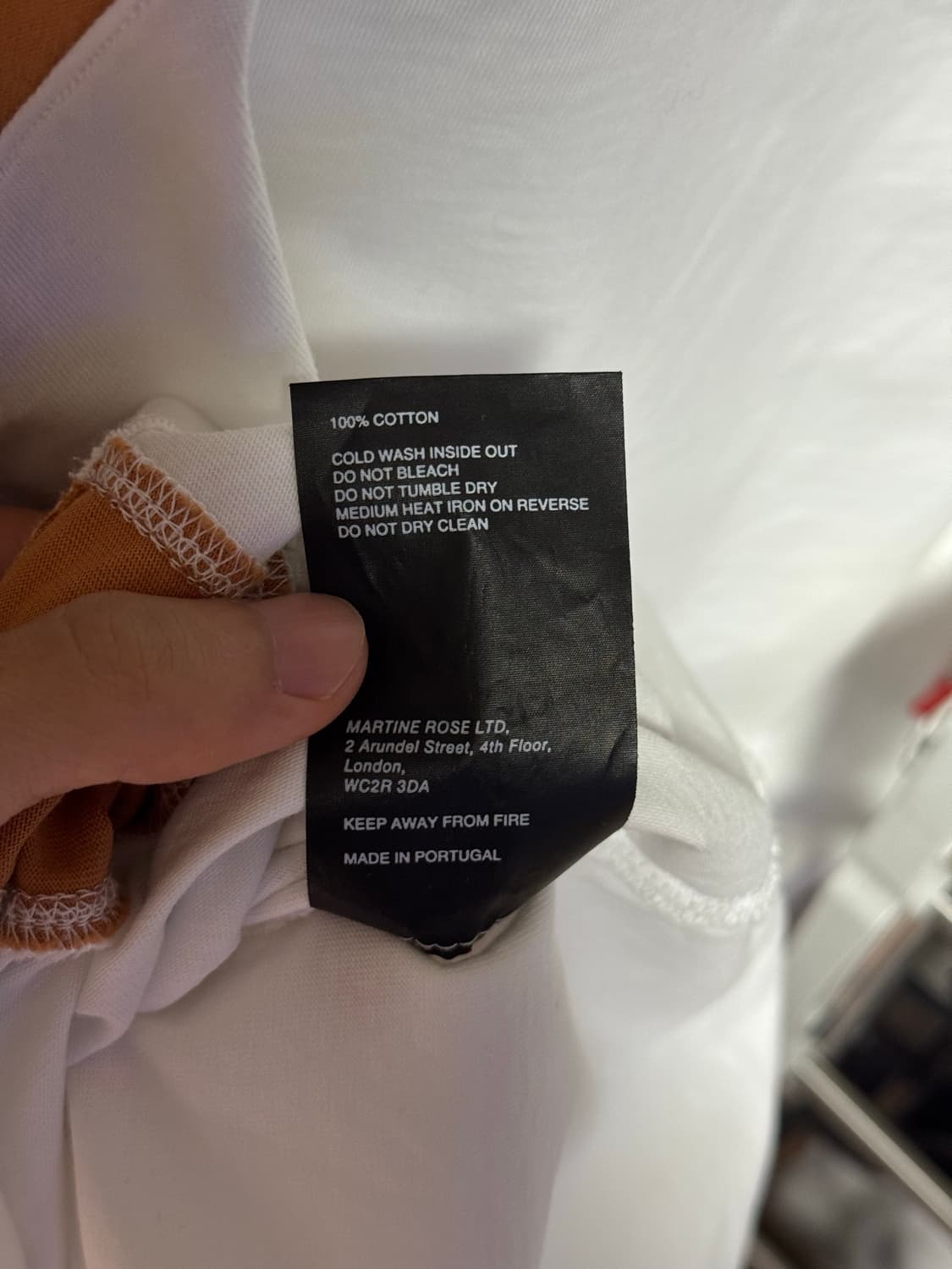 마틴로즈 23FW 스포티 패널 티셔츠 XL 상품이미지10