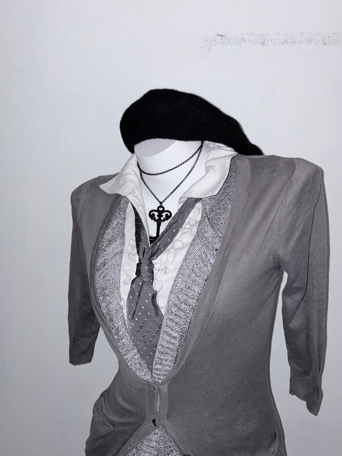 공겜여주 6pcs 코디세트 (멜란지, 뮤트, 차콜- 도트, 호피, 프릴) 상품이미지4