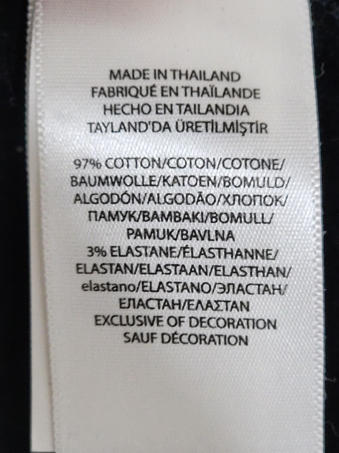 (S) 랄프로렌 폴로 반팔 카라티 블랙 스판 로고티셔츠 상품이미지5