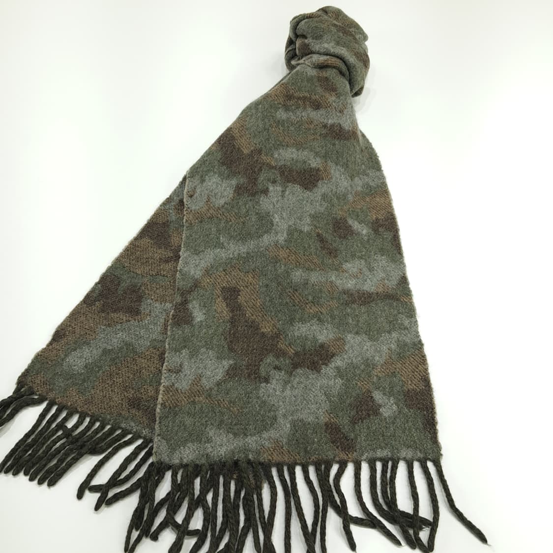 MX162 폴로 랄프로렌 카모 램스울 목도리 머플러 상품이미지2