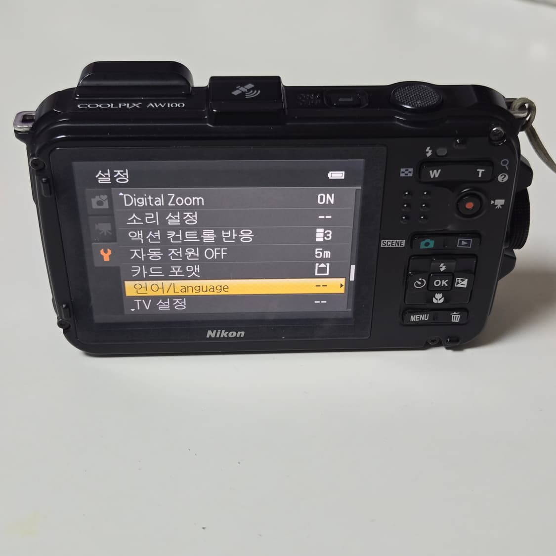 니콘 쿨픽스 AW100 오렌지 디지털 카메라 상품이미지5