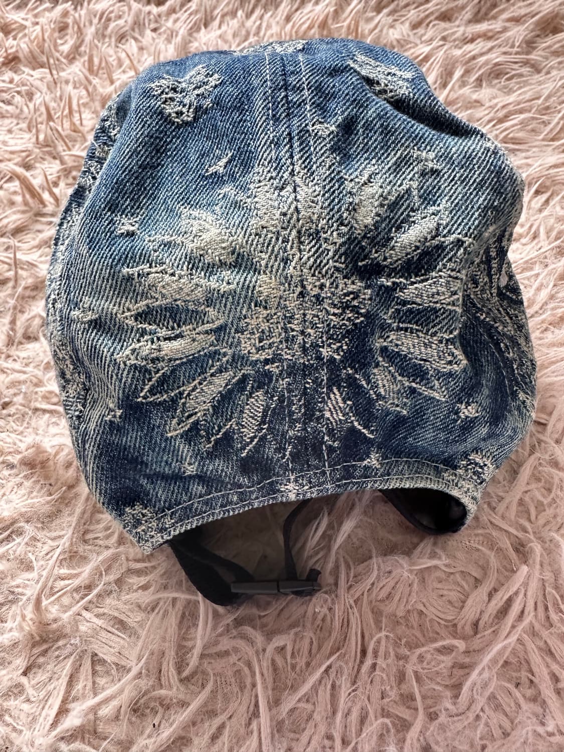 슈프림 반다나 자카드 데님 캠프캡 상품이미지4