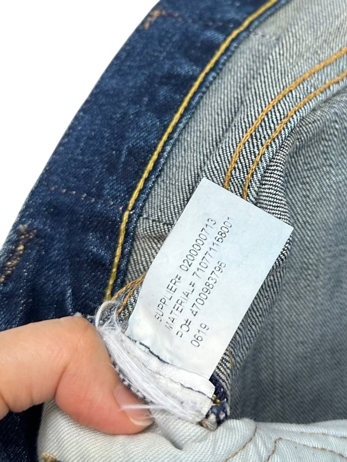 폴로 셀비지 데님팬츠 (30) 상품이미지10