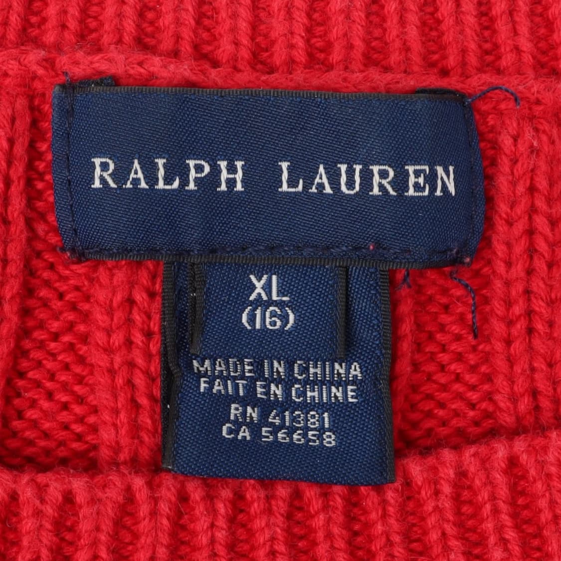 폴로 랄프로렌 레드 버튼업 케이블 니트 상품이미지8