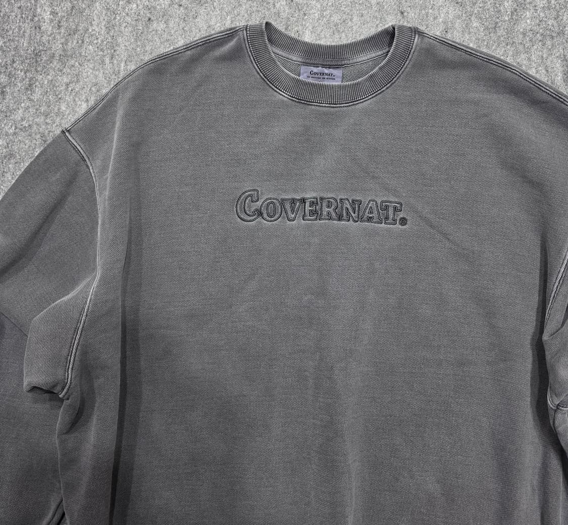 커버낫 스펠로고 크루넥 맨투맨 L 상품이미지3