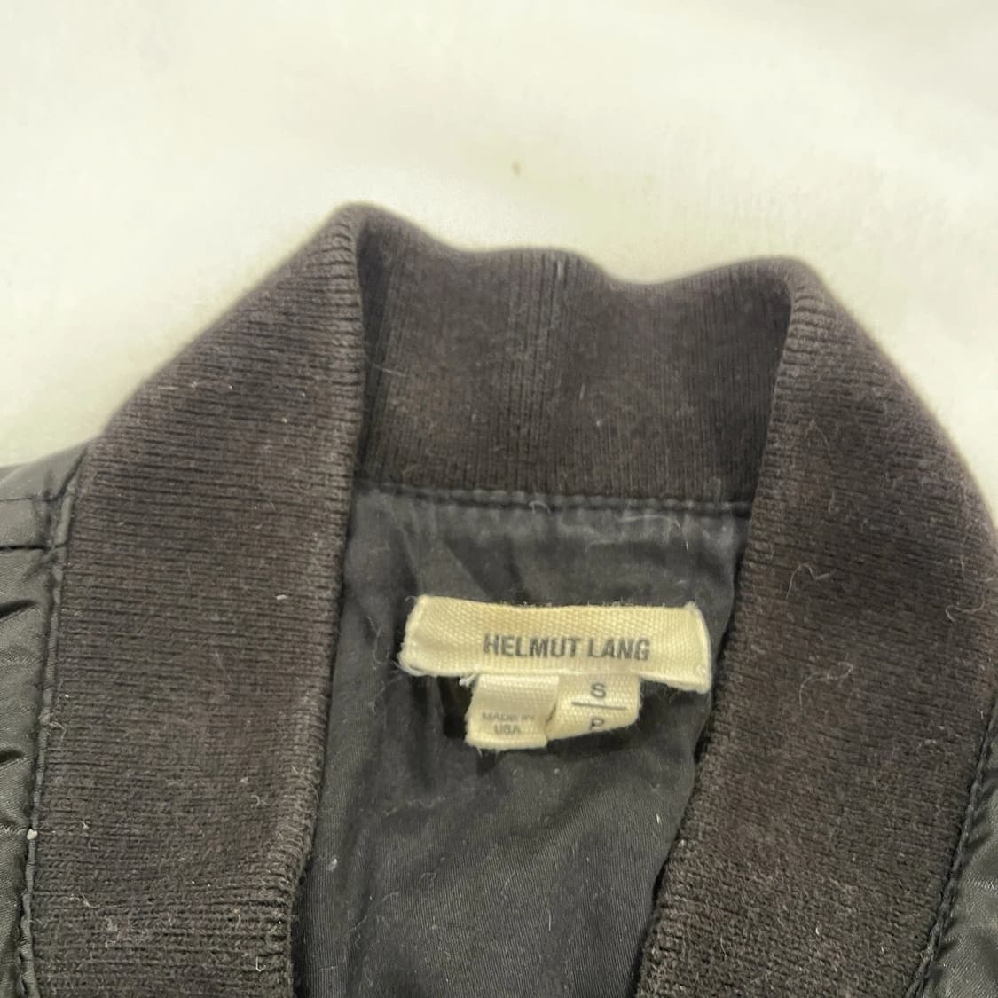 헬무트랭 나일론 봄버 재킷 블랙  상품이미지3