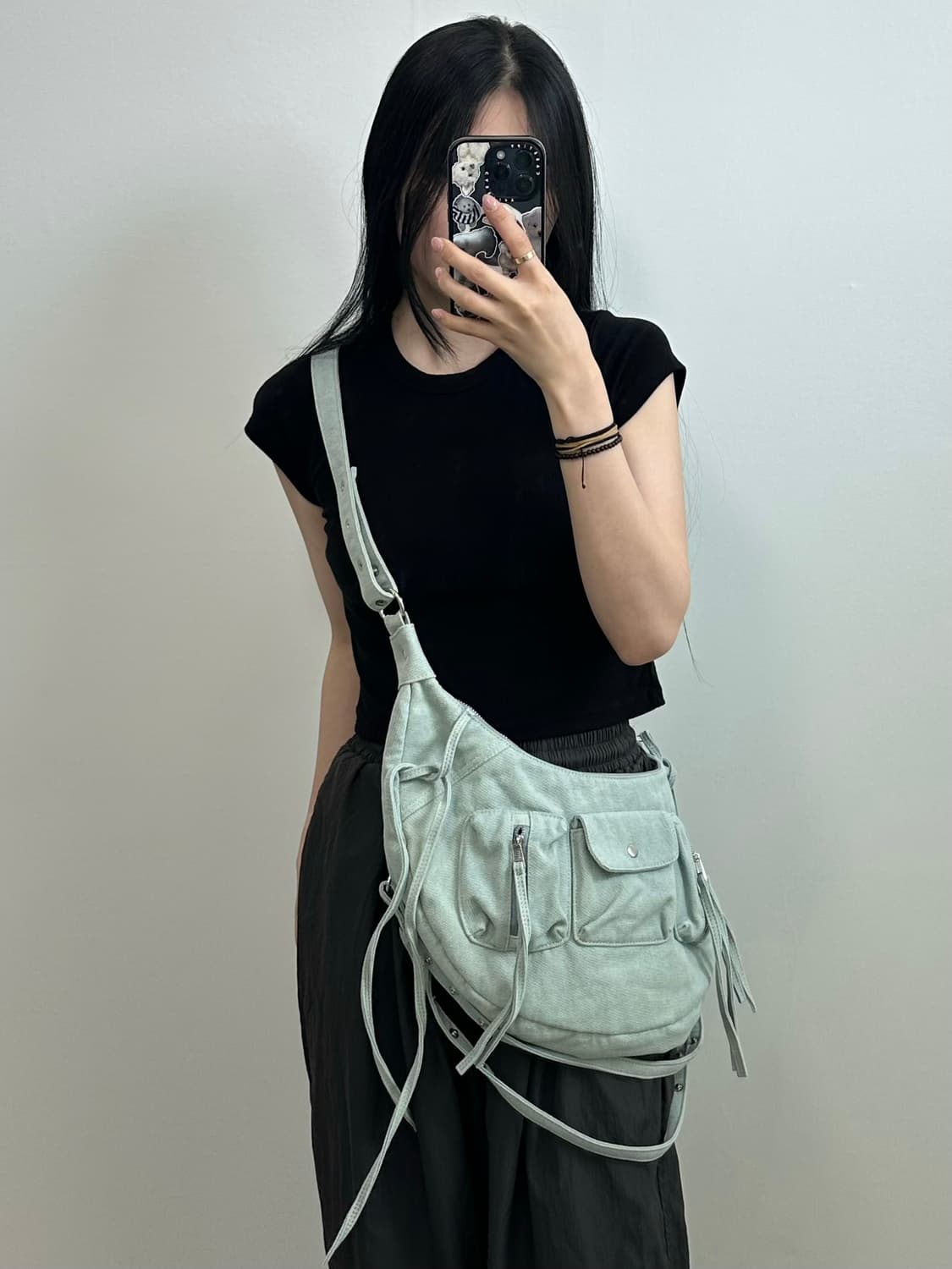 Vintage 빈티지 데님 카고 가방 크로스백 상품이미지1