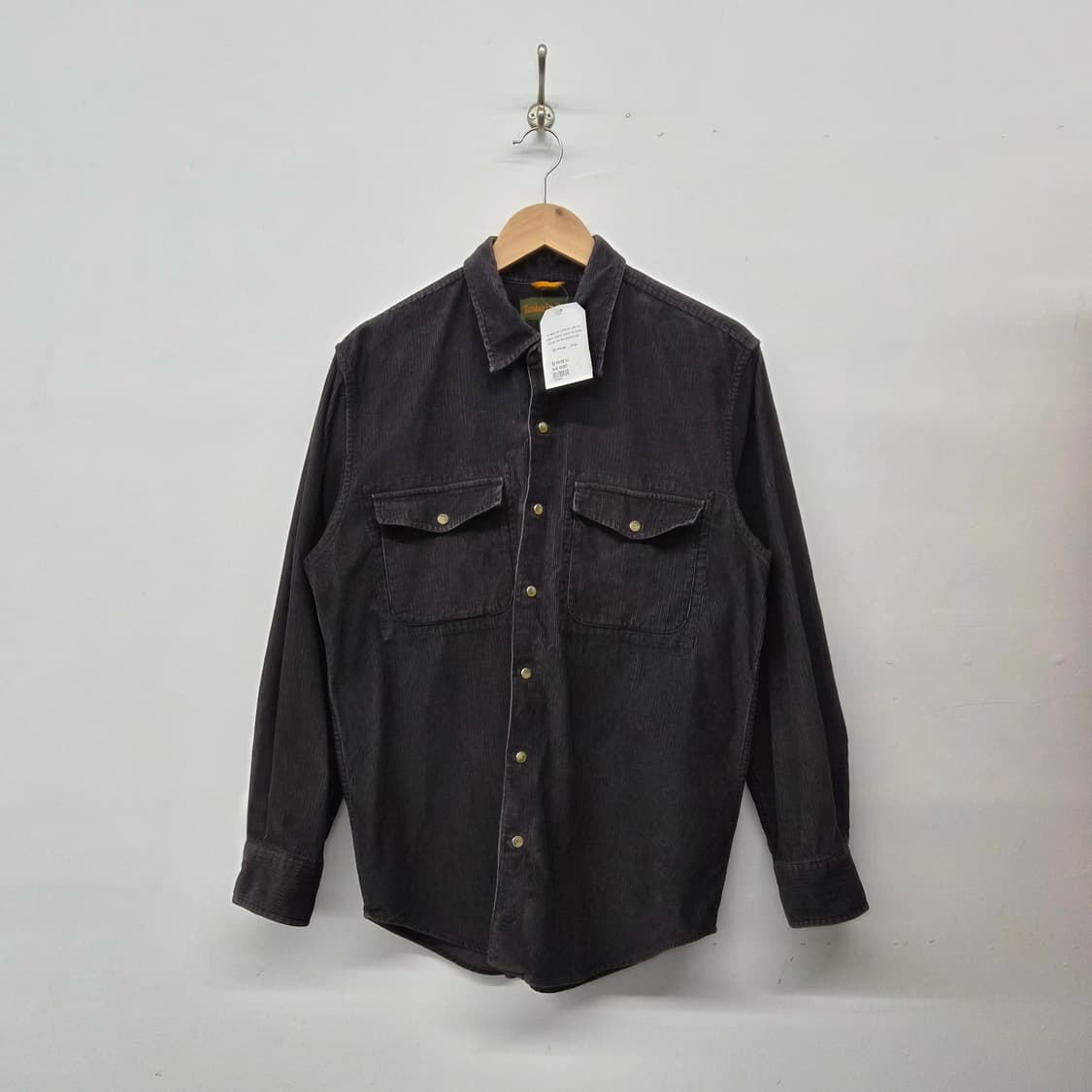 팀버랜드 블랙 코듀로이 셔츠 남성 M 상품이미지1