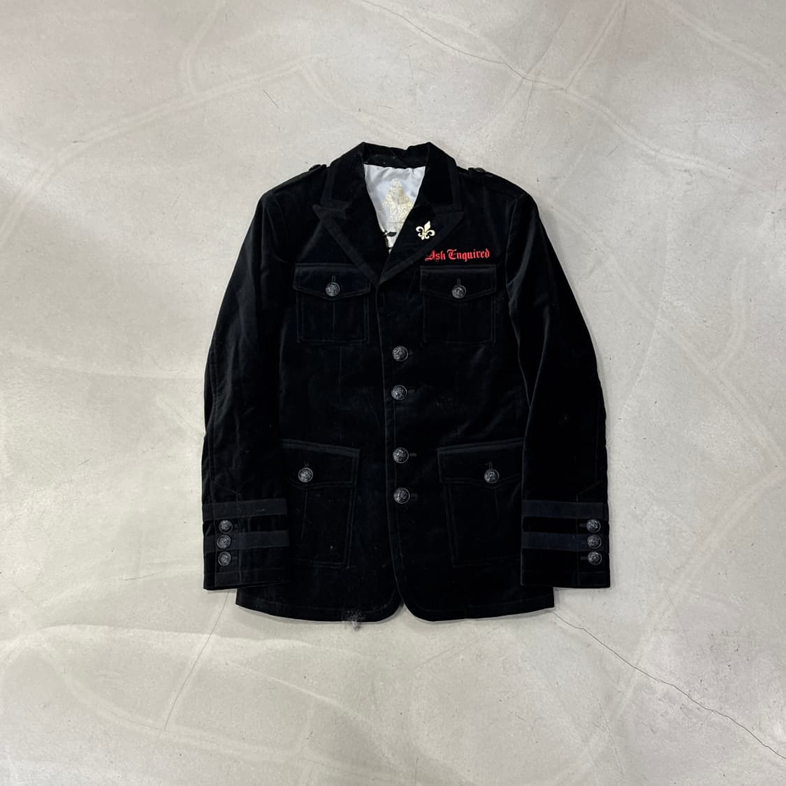 ASK 벨벳 자켓 M 상품이미지1