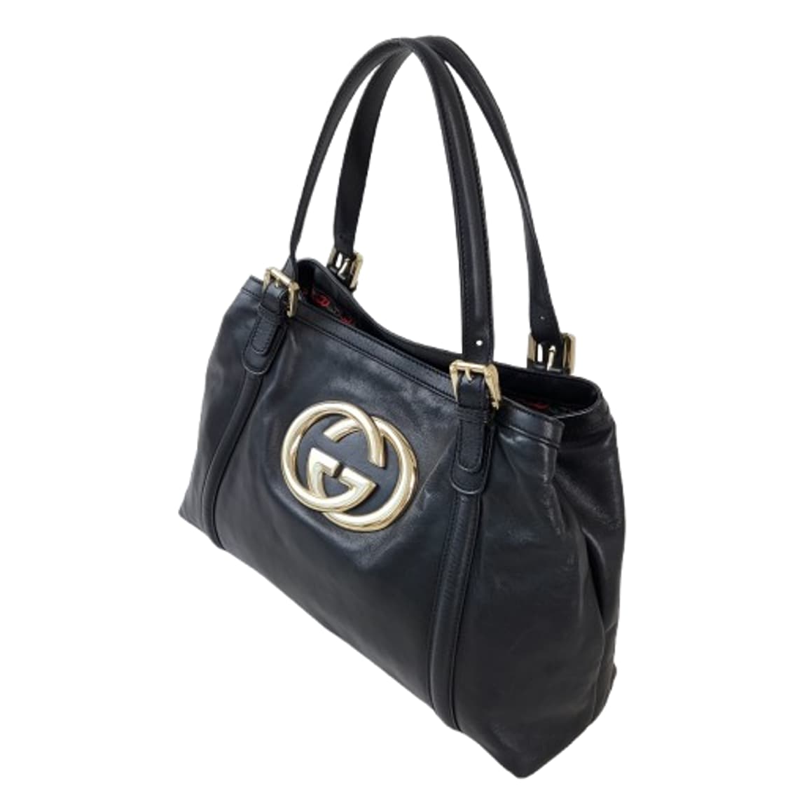 정품 구찌 브릿 인터로킹 가죽 토트백 상품이미지4