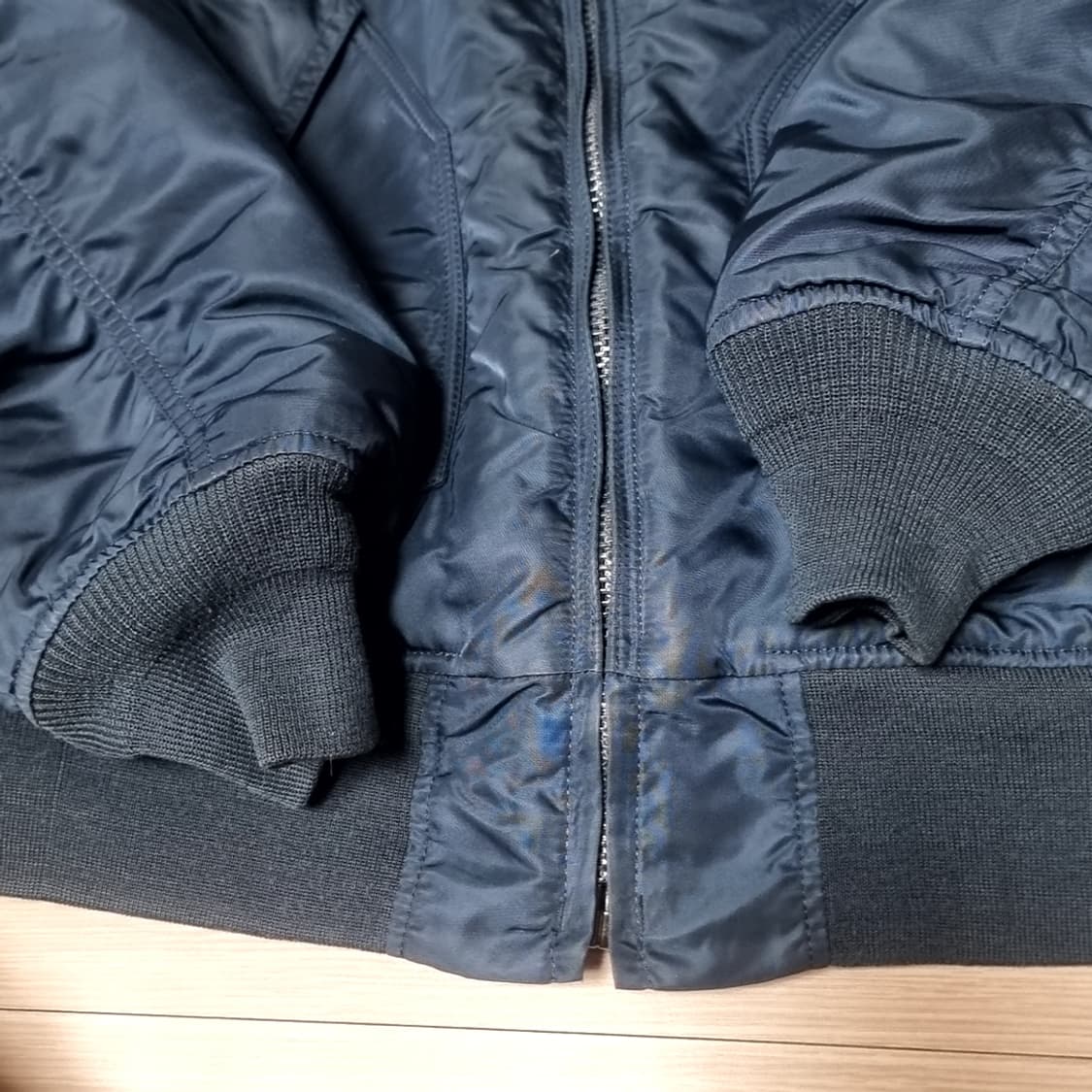 알파인더스트리 cwu45p 블루종 항공 점퍼 네이비(라지) 상품이미지4