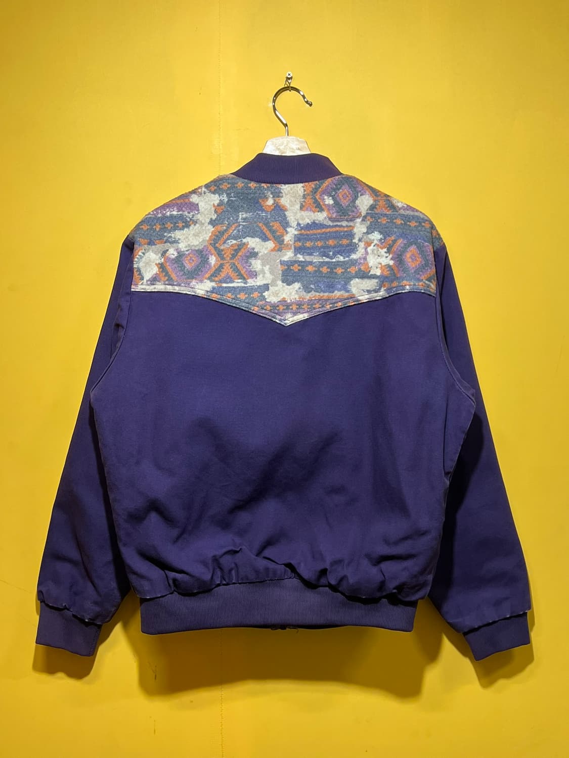 90s USA [M] SADDLE KING 아즈텍 웨스턴 빈티지 자켓 상품이미지9