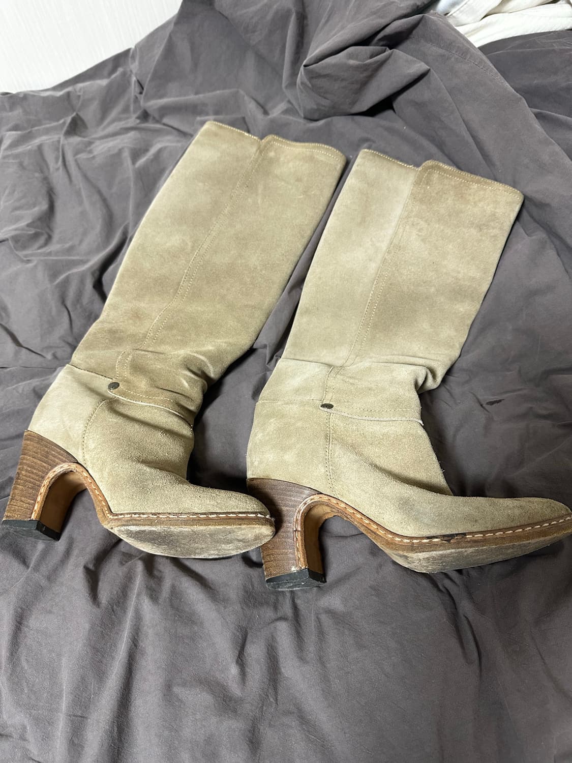 BUTTERO BEIGE BOOTS 베이지 롱 부츠 상품이미지2