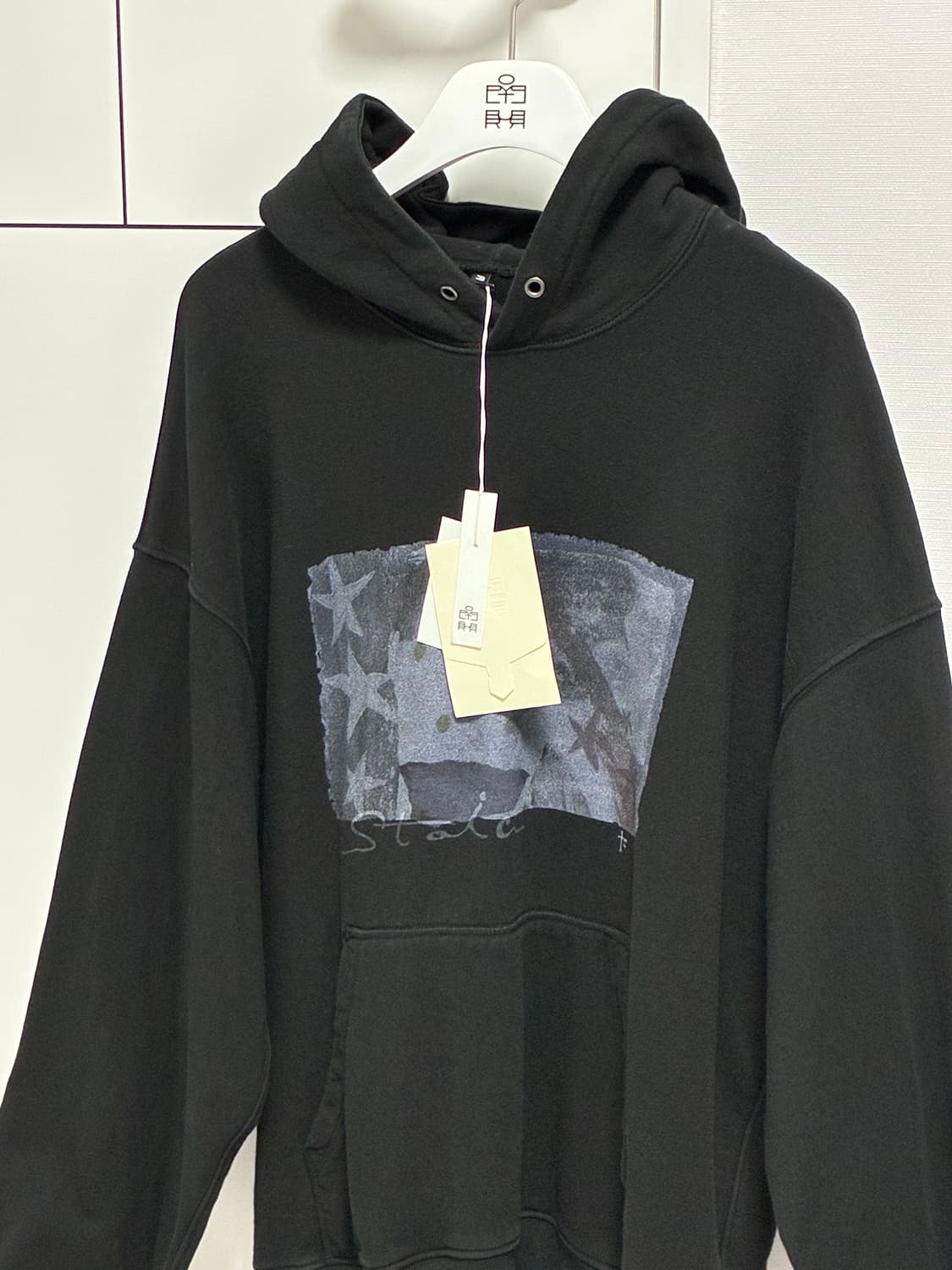 폴리테루 행크 스타미 후드 / 블랙 / 3 상품이미지1