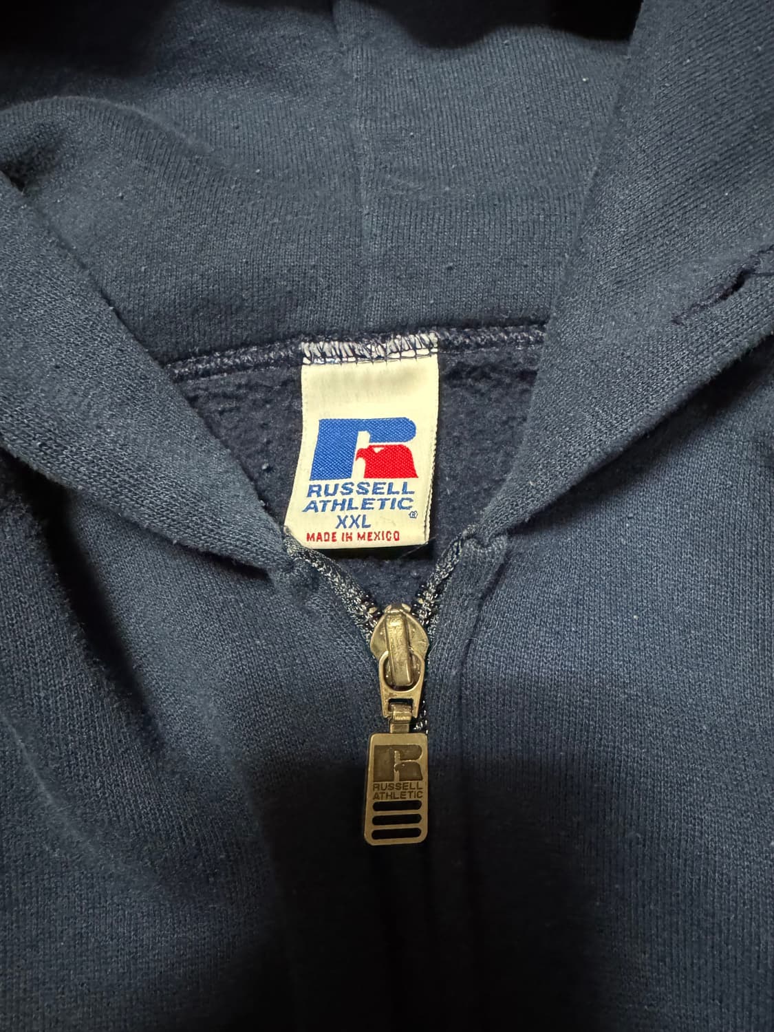 90s 러셀 후드집업 네이비 상품이미지3