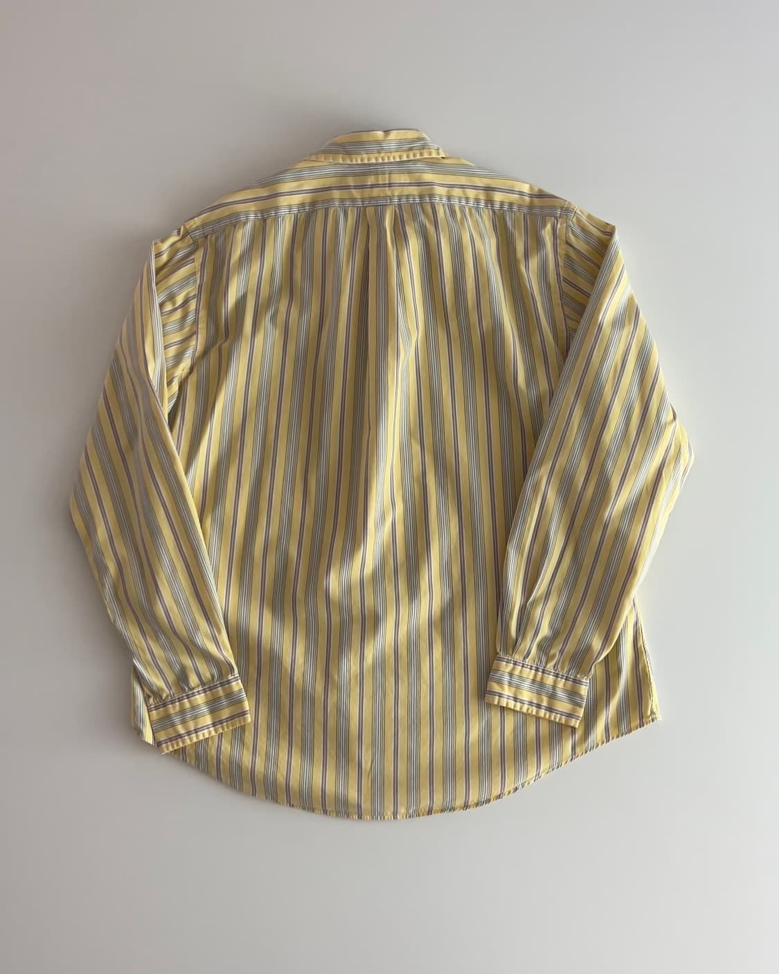 폴로 랄프로렌 옐로우 스트라이프 셔츠 XL 상품이미지4