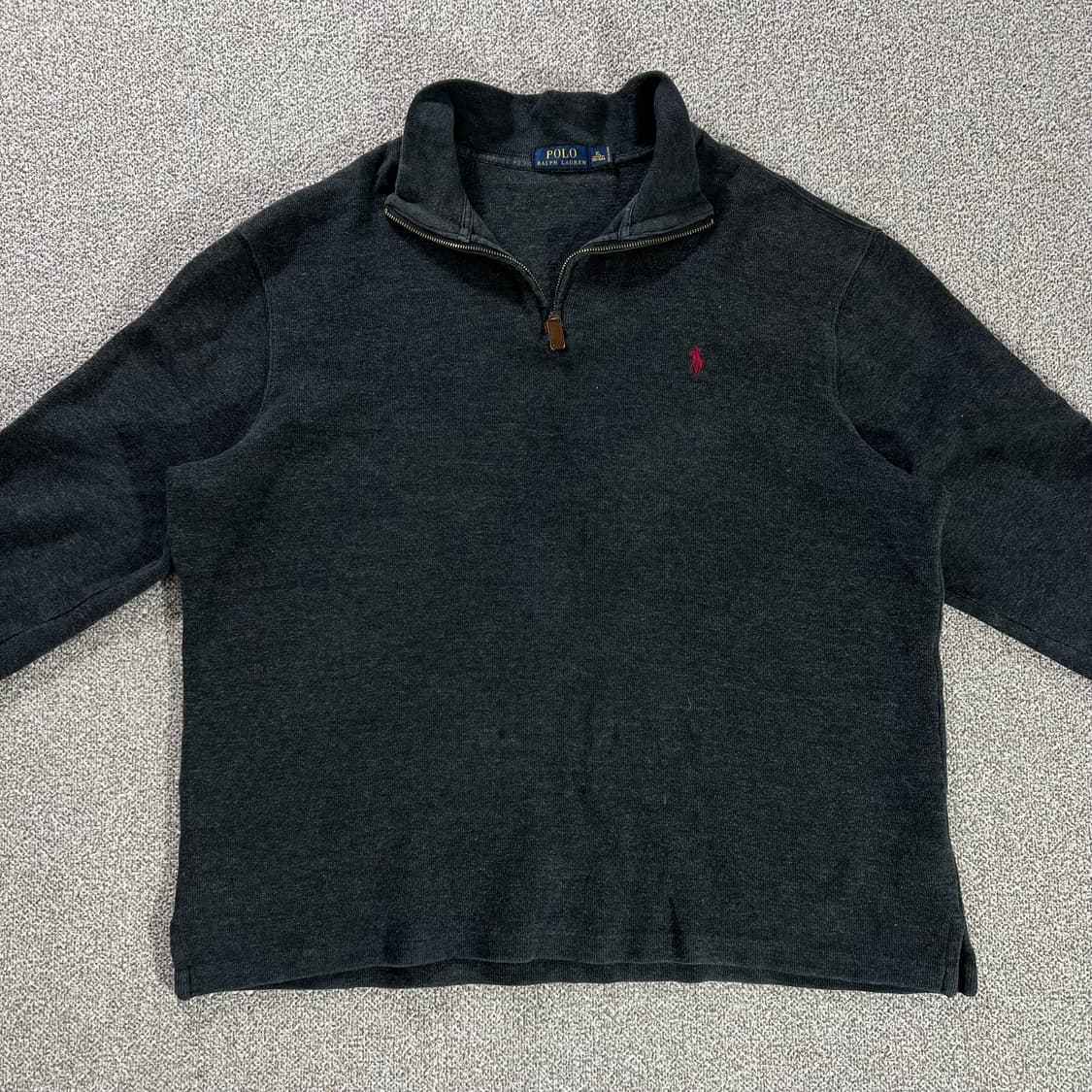폴로 신형라벨 하프집업 니트 상품이미지4