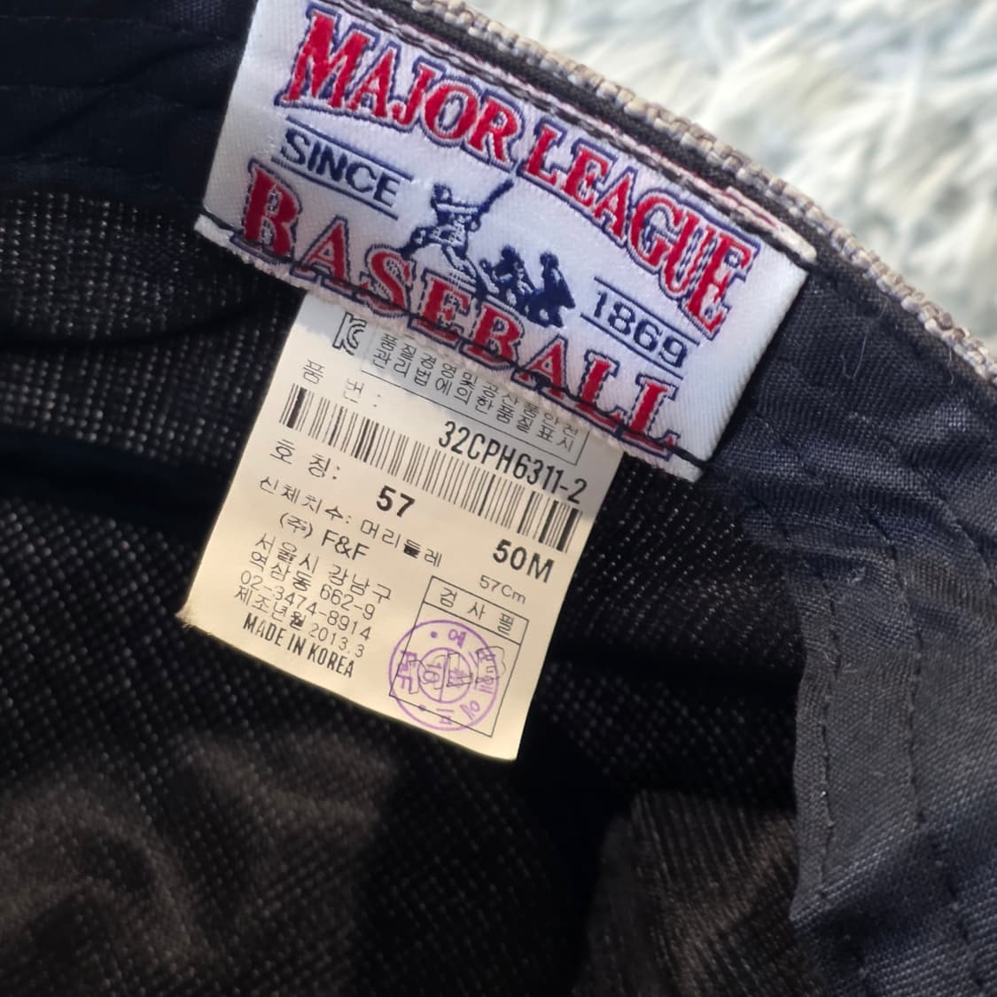 L7-5:MLB 뉴욕 양키스 린넨 패브릭 캡 (57cm) 상품이미지8