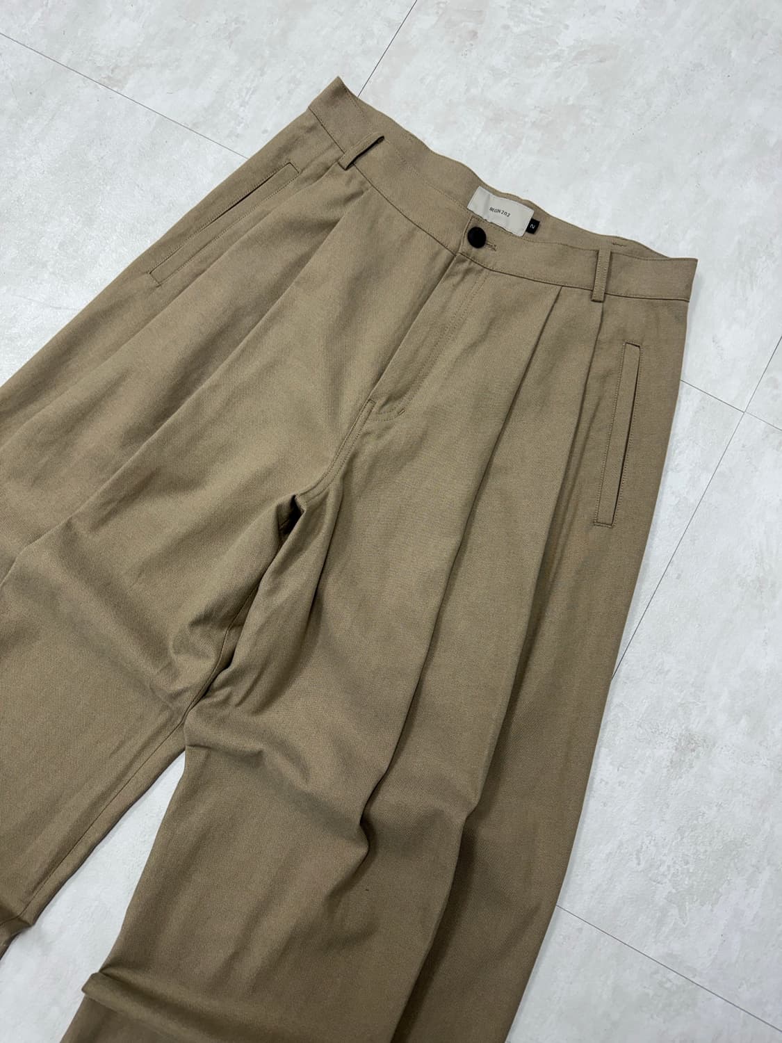 •BEGIN 2.0.2 베이지 와이드 슬랙스 상품이미지2