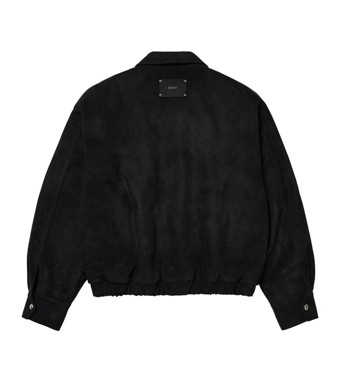 다이닛 FAUX SUEDE BOMBER JUMPER IN BLACK 상품이미지2