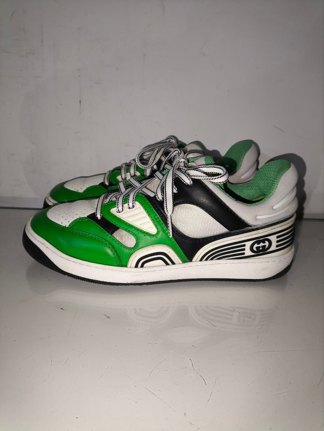 245mm 5 구찌 바스켓 그린데메트라 스니커즈 상품이미지1