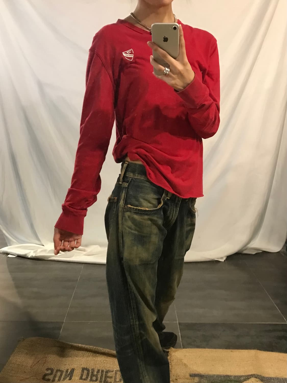 Diesel Red Long Sleeve 상품이미지7