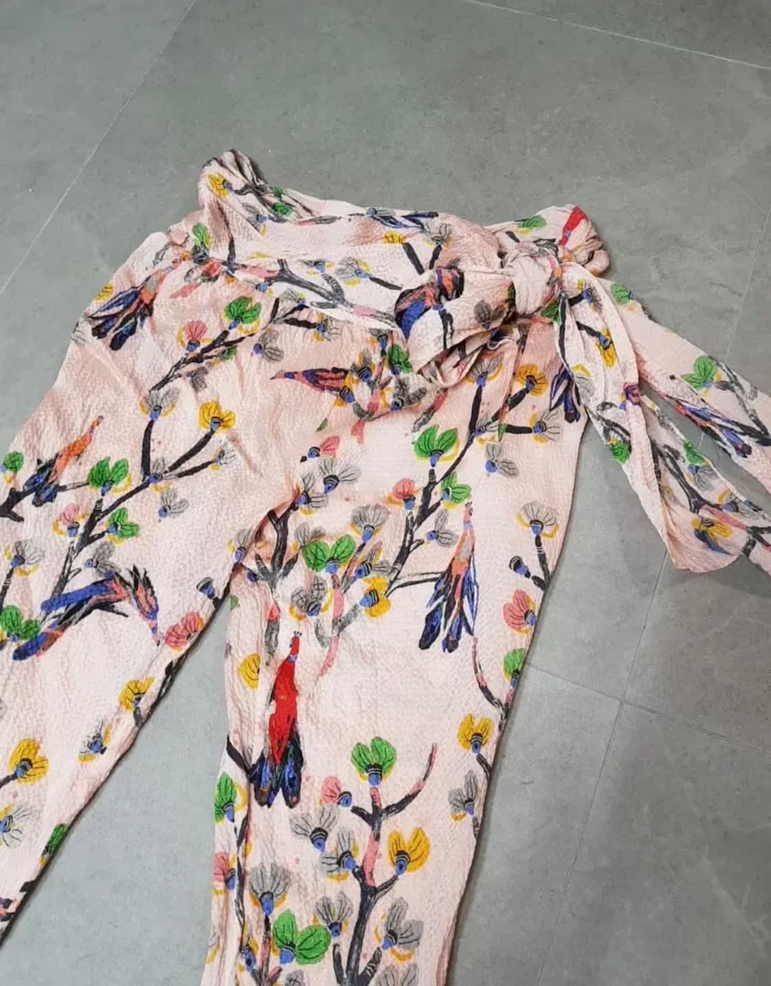 United Bamboo 플라워 패턴 바지 (사이즈 2).55~66 상품이미지2