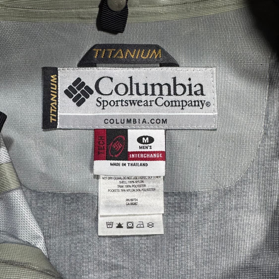 컬럼비아 티타늄 옴니테크 네이비 바람막이 상품이미지6