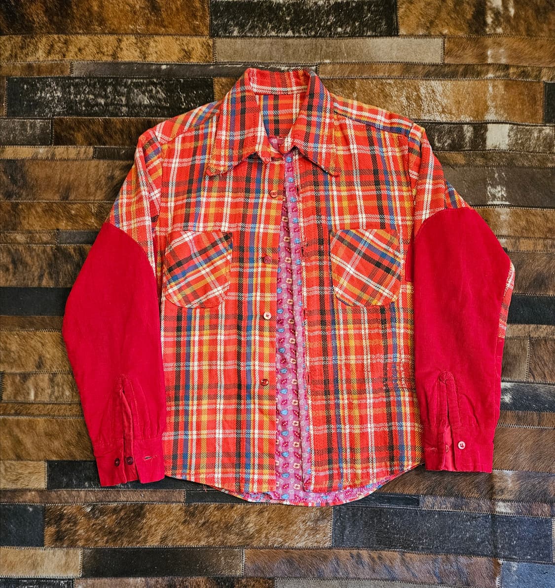 빈티지 플란넬 리페어 셔츠  상품이미지1