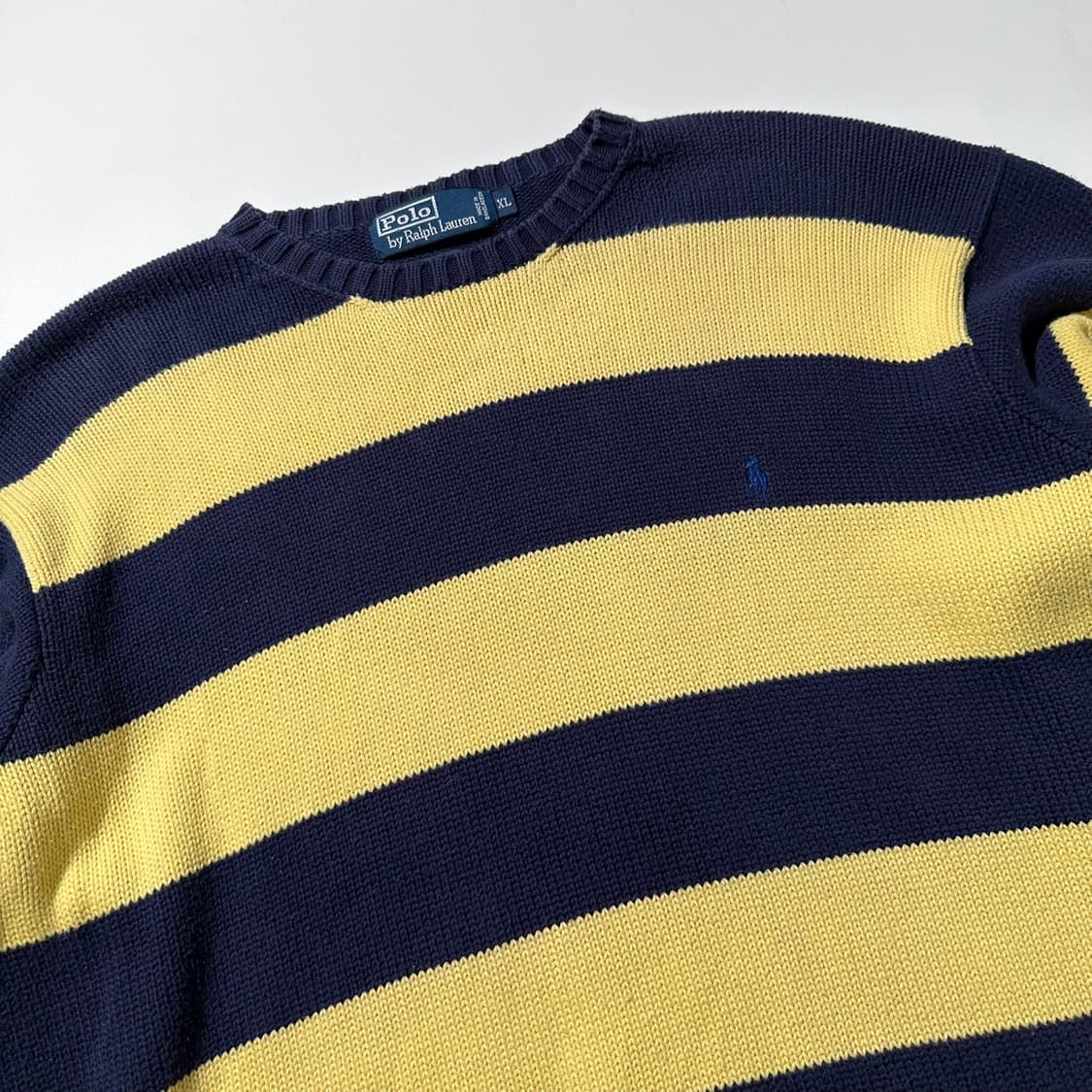 폴로 랄프로렌 스트라이프 라운드 니트 상품이미지3