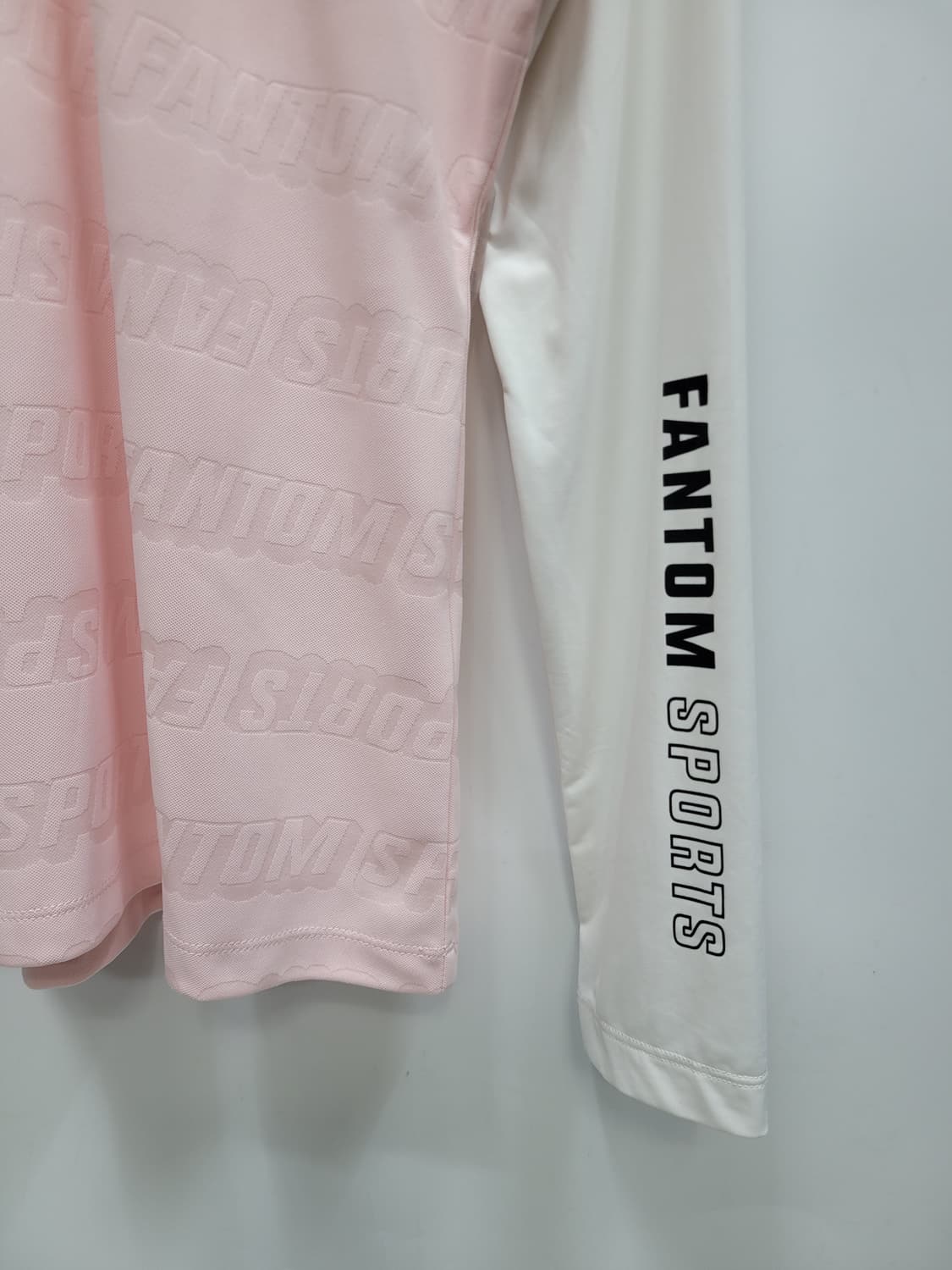 FANTOM 21SS 팬텀 로고 패턴 소재 배색 긴팔 티셔츠 / 여 95 상품이미지6