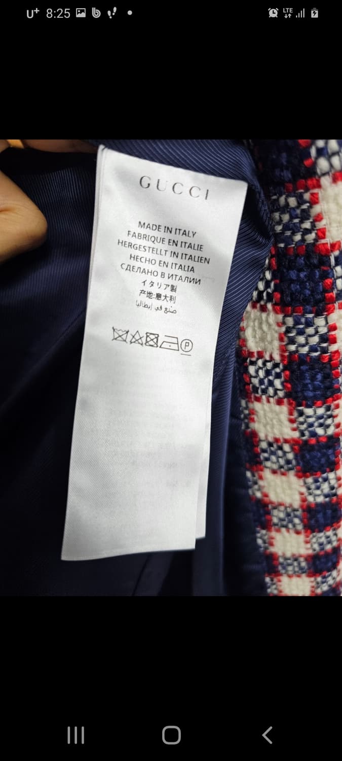 구찌 겨울체크자켓     36(실용55~정66) 상품이미지8