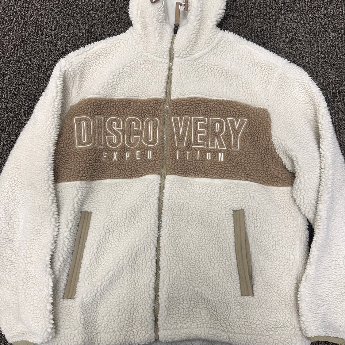 디스커버리 뽀글이 털 후리스 후드 자켓 100(L) 상품이미지3