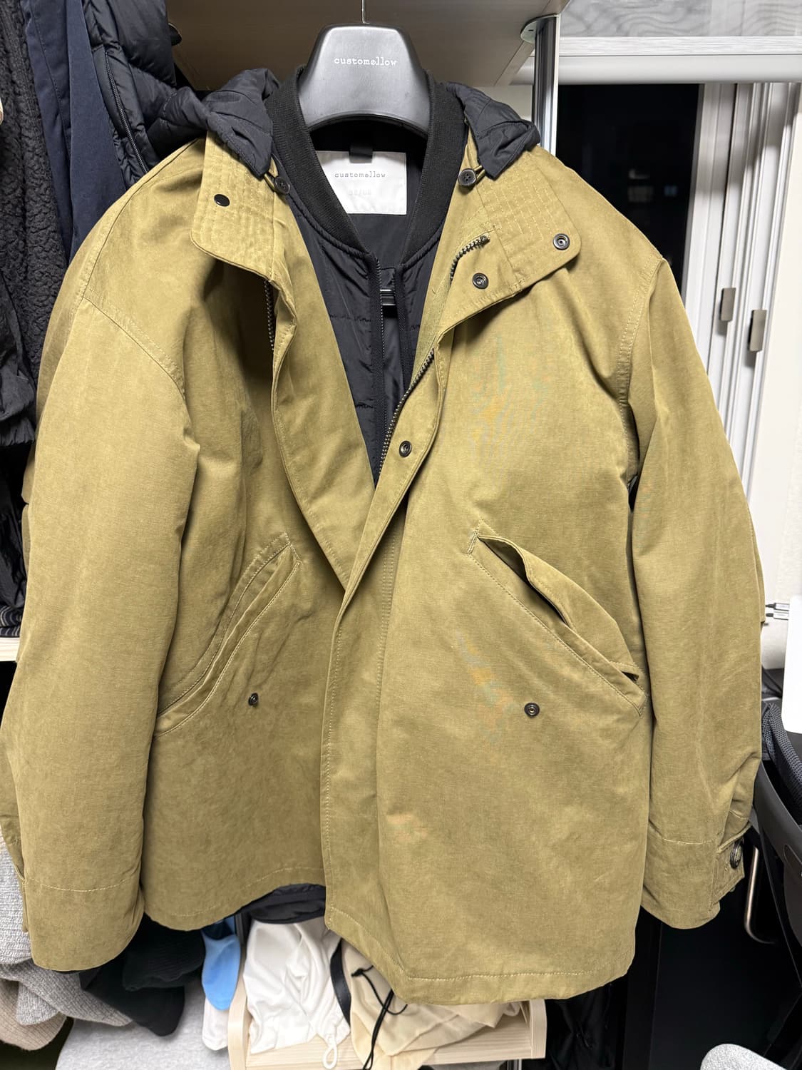 커스텀멜로우 패딩라이너 필드자켓 팝니다. 상품이미지2
